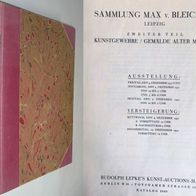 Max v. Bleichert - Leipzig - Katalog 2049 Zweiter Teil, (BN0683)
