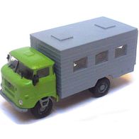 IFA W50 LA/W ´65, Werkstattkoffer, grün / grau, 3D-Druck-Kleinserie, Ep3, BLK, Spur N