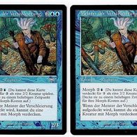 2x "Meister der Verschleierung", Uncommon aus "Legionen", sehr wenig gespielt