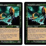 2x "Baldachinkrabbler", Uncommon aus "Legionen", Erhaltung siehe Text