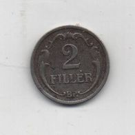 Münze Ungarn 2 Filler 1940