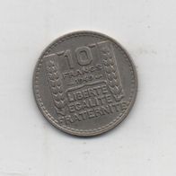 Münze Frankreich 10 Francs 1949