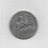 Münze. Spanien 10 Centimos 1941