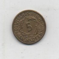 Münze Deutsches Reich 5 Reichspfennig 1935