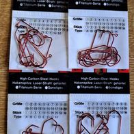 Neu! 40 Profi-Blinker Attractor Twisterhaken Größe: 2 Farbe: Rot Haken Twister