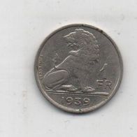 Münze Belgien 1 Franc 1939