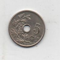 Münze Belgien 5 Centimes 1905