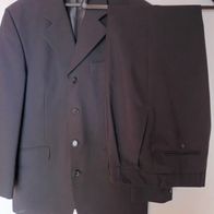 Herrenanzug Schwarz Gr. 46 (eher 48 bis 50)