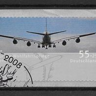 043) BRD/ Bund 2008 Flugzeug Mi. Nr. 2676 gestempelt
