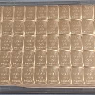 Silberbarren 999,9 Silber mit Echtheitszertifikat