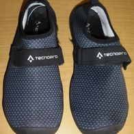 Strand-Schuhe, Badeschuhe, Wasserschuhe, Gr. 39, Tecnopro Ocean, schwarz-grau