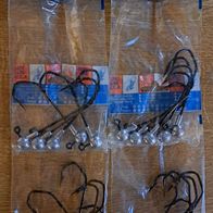 Neu! 20 Profi-Blinker Rundkopftwister K 26g 9/0 Attractor Jigkopf Bleikopf Haken