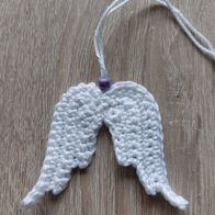 Geschenkanhänger " Flügel " 3er Set 100% Baumwolle