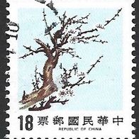 China Taiwan Sondermarke " Die 3 Freunde des Winters " Michelnr. 1659 o