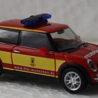 Herpa 049801 Mini Cooper "Feuerwehr München"