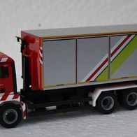 Herpa 906333 M.A.N. TGA Abrollcontainer-LKW "Feuerwehr Gladbeck"