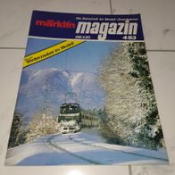 Märklin Magazin * * Einzelheft 4/83