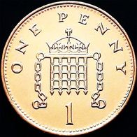 1 Pennny Großbritannien England Elizabeth II. 1998 UNC