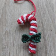 Geschenkanhänger "Zuckerstange" 100% Baumwolle