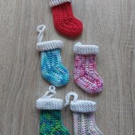 Geschenkanhänger " Nikolaus Stiefel " 100% Baumwolle