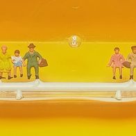 Merten 865 Spur N, 6 Tourists sitting, Reisende , recht selten, nagelneu, top