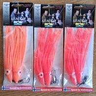 Neu! 3 Cormoran Seacor Octopus Rig 14cm Norwegen Meeresvorfach Hochsee Beifänger