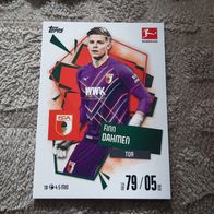 Topps Match Attax Bundesliga 2025/26 Nr. 19 Finn Dahmen (FC Augsburg)