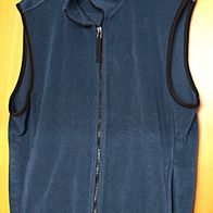 Weste Fleeceweste blau Gr. M