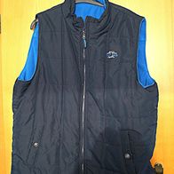 Weste Wendeweste blau dunkelblau Fleece gesteppt Gr XXL