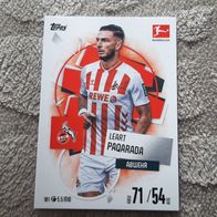 Topps Match Attax Bundesliga 2025/26 Nr. 101 Leart Paqarada (1. FC Köln)
