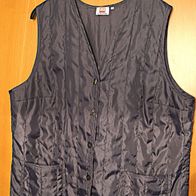 Weste grau leicht Gr. 48 geknöpft