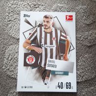 Topps Match Attax Bundesliga 2025/26 Nr. 161 Danel Sinani (FC ST. PAULI)