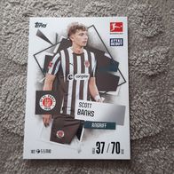 Topps Match Attax Bundesliga 2025/26 Nr. 162 Scott Banks (FC ST. PAULI) ATTAX DEBUT