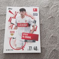 Topps Match Attax Bundesliga 2025/26 Nr. 166 Ameen Al-Dakhil (VfB Stuttgart)ATTAX DEB
