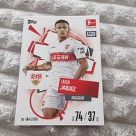 Topps Match Attax Bundesliga 2025/26 Nr. 167 Luca Jaquez (VfB Stuttgart) ATTAX DEBUT