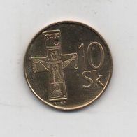 Münze Slowakei 10 Kronen 2003
