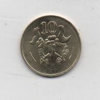 Münze Zypern 10 Cent 2004