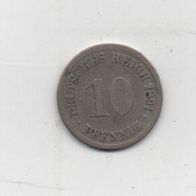 Münze Deutsches Reich 10 Pfennig 1891