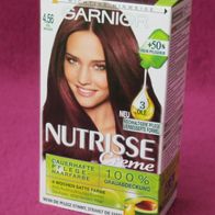 NEU: Garnier Nutrisse Creme Haarfarbe 4.56 Edel Mahagony rot Cremefarbe Pflege