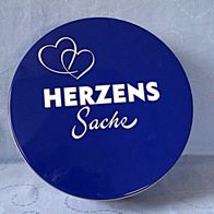 Metalldose geprägt Nivea Herzens Sache Keksdose Geschenkdose ca 23 cm Ø NEU