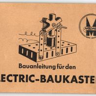 Bauanleitung für den Electric-Baukasten, (BN0492)