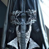 Damen Jeans Rock Schwarz-Grau Gr.50-52-54-56 Einzelexemplar!