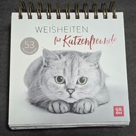 Weisheiten für Katzenfreunde - 53 Postkarten