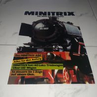 Trix Faltblatt "Mini Trix" --- Welt der Eisenbahn