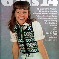 Kindermode "6 bis 14" 1979-01 Zeitschrift DDR