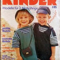 Kindermode "3 bis 6" 1985-01 Zeitschrift DDR