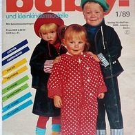 baby- und kleinkindermodelle 1989/1 Zeitschrift DDR