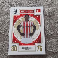 Topps Match Attax Bundesliga 2025/26 Nr. 204 Junior Adamu ( SC Freiburg)Intern. Stars