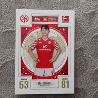 Topps Match Attax Bundesliga 2025/26 Nr. 211 Jae-Sung Lee (Mainz 05) Intern. Stars