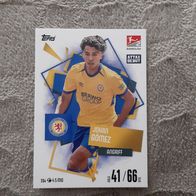 Topps Match Attax Bundesliga 2025/26 Nr. 264 Johan Gómez (Eintracht Braunschweig)